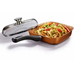 Sartén Parrilla de 24cm con Tapa de Vidrio - Image 4