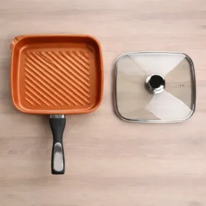 Sartén Parrilla de 24cm con Tapa de Vidrio - Image 3