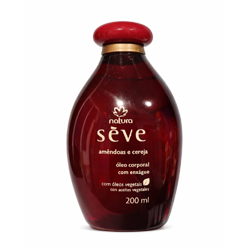 Natura Seve  Almendras y Cerezas Aceite Corporal con Enjuage de Aceite vegetales