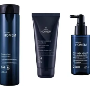 Kit Cuidado Del Cabello Hombre Homem Natura