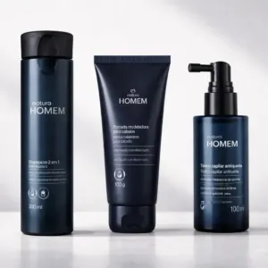 Kit Cuidado Del Cabello Hombre Homem Natura - Image 5